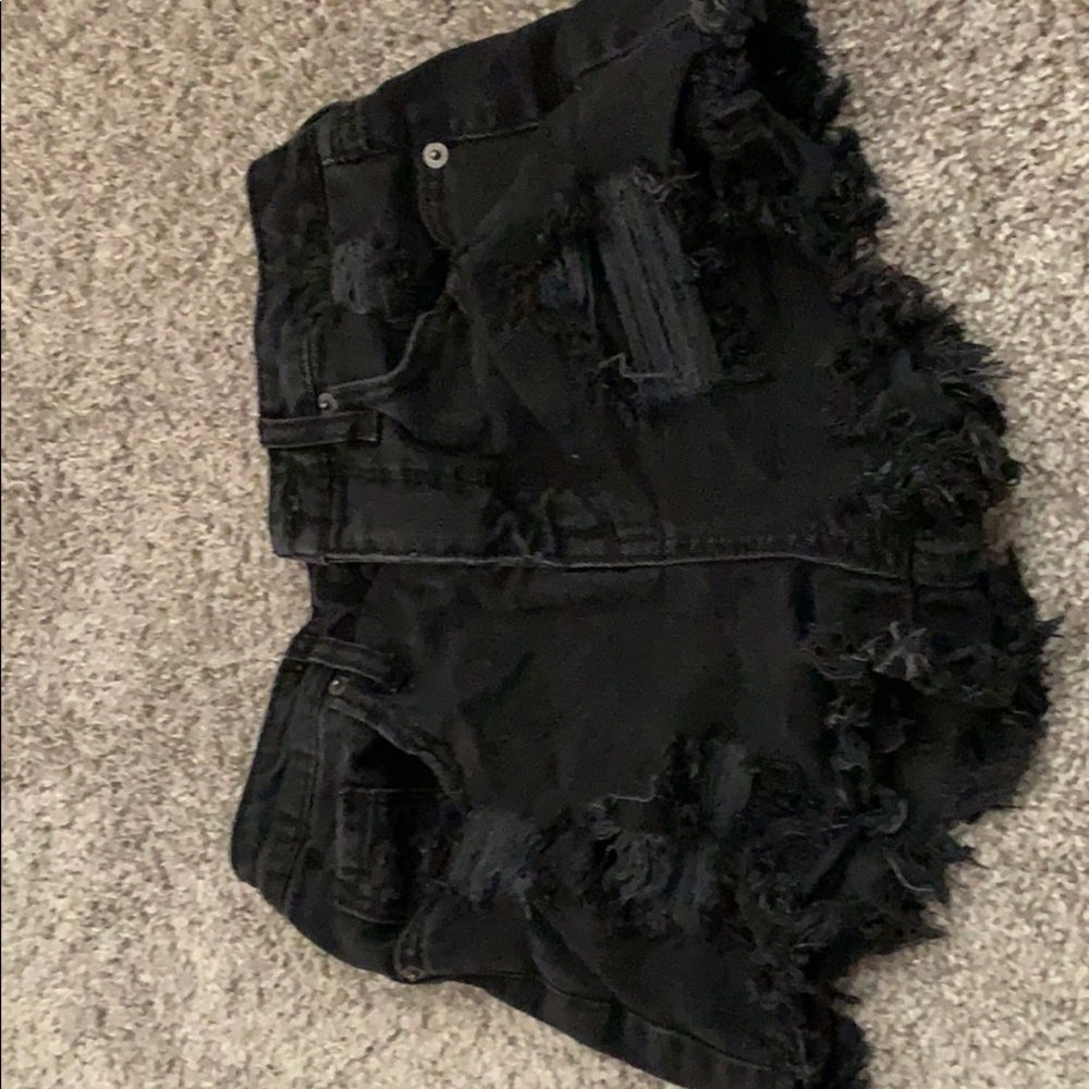 High rise shorts